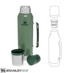 فلاسک استنلی STANLEY مدل CLASSIC 1L