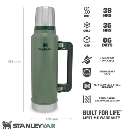 فلاسک استنلی STANLEY مدل CLASSIC 1.4L