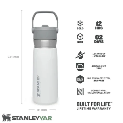 ماگ استنلی STANLEY مدل FLIP STRAW WATER 650ML