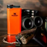 قمقمه کتابی استنلی STANLEY مدل WIDE MOUTH 230ML - ORANGE