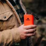 قمقمه کتابی استنلی STANLEY مدل WIDE MOUTH 230ML - ORANGE
