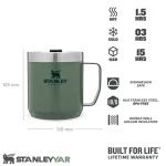 ماگ استنلی STANLEY مدل CAMP MUG 350ML