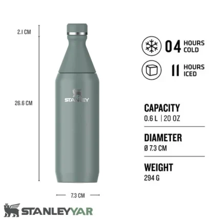 قمقمه استنلی STANLEY مدل ALL DAY SLIM BOTTLE 0.59L