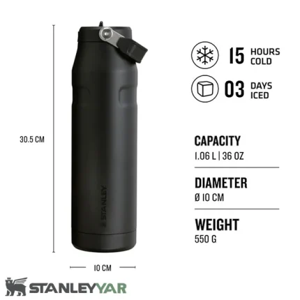قمقمه استنلی STANLEY مدل ICEFLOW BOTTLE 2.0 - 1.06L
