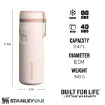 قمقمه استنلی STANLEY مدل ICEFLOW BOTTLE TWIST FLIP 0.47L - Image 2