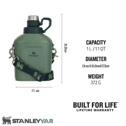 قمقمه استنلی STANLEY مدل CLASSIC CANTEEN 1L